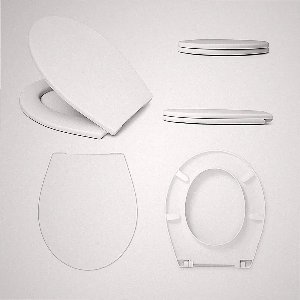 WC-Sitz WC-Brille VIGOUR ONE Klobrille Klodeckel Toilettensitz Edelstahlscharnie