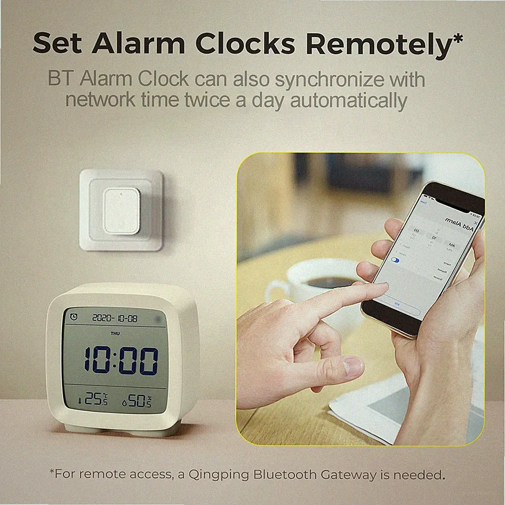 Wecker Digitaler Wecker Mit Smart-Bluetooth-App-Steuerung Multifunktional Q1P1