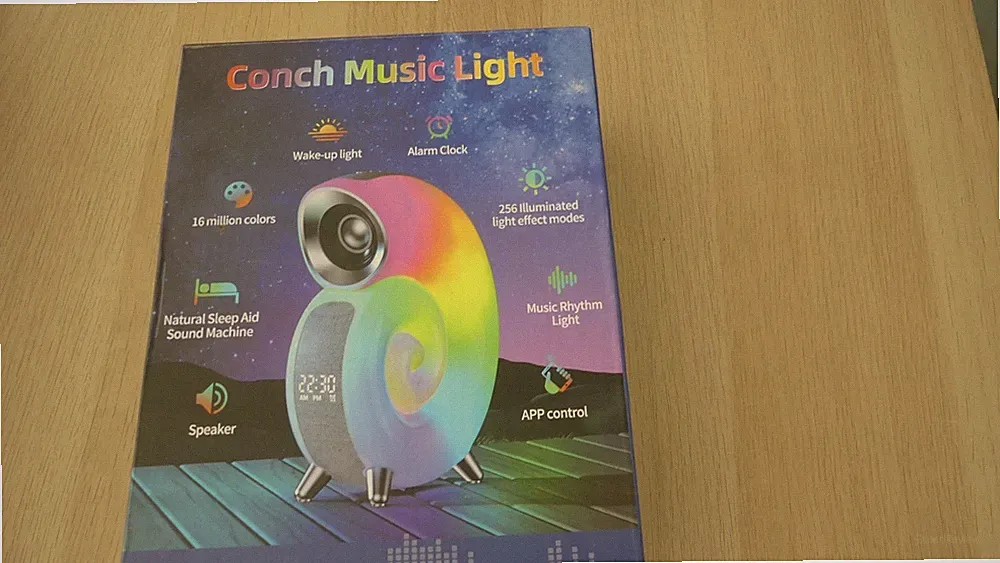 Wecker mit Umgebungslicht, Atmosphärenlampe, Musiksynchronisierung,intelligenNac