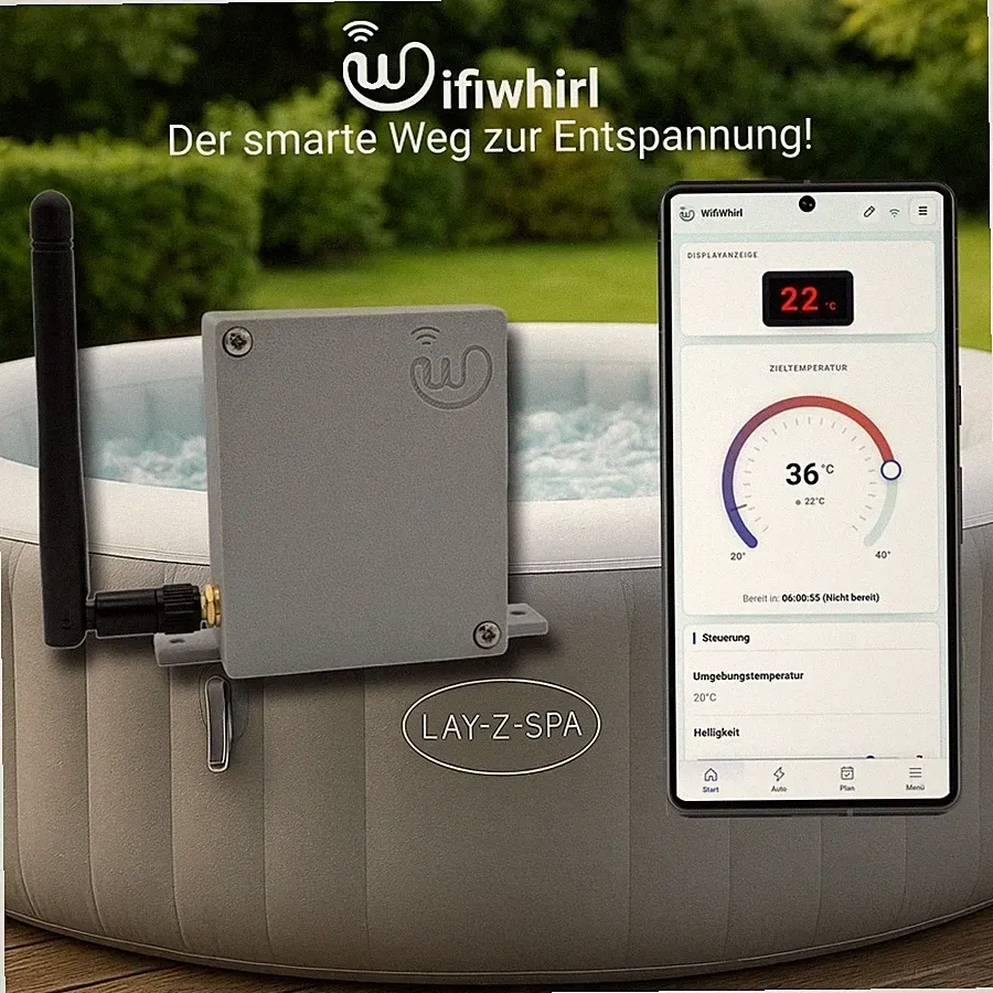 WifiWhirl WLAN Modul für LAY-Z-SPA Whirlpool von Bestway – Steuerung per Web-App