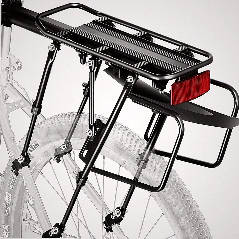 YONTUO 100kg FahrradGepäckträgerSet für 2429 Zoll Bikes mit Schutzblech